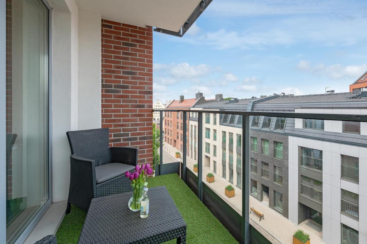 Triapart Apartment Angielska Grobla Delux กดัญสก์ ภายนอก รูปภาพ